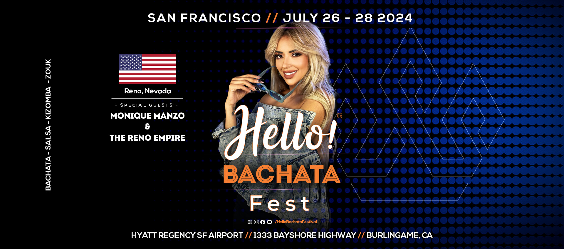 Hello Bachata Fest - Monique Manzo and the Reno Empire - Bachata
